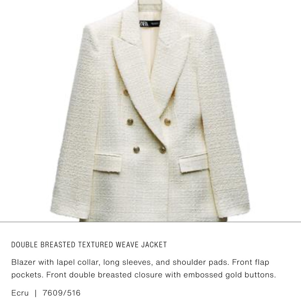 Zara textured jacket